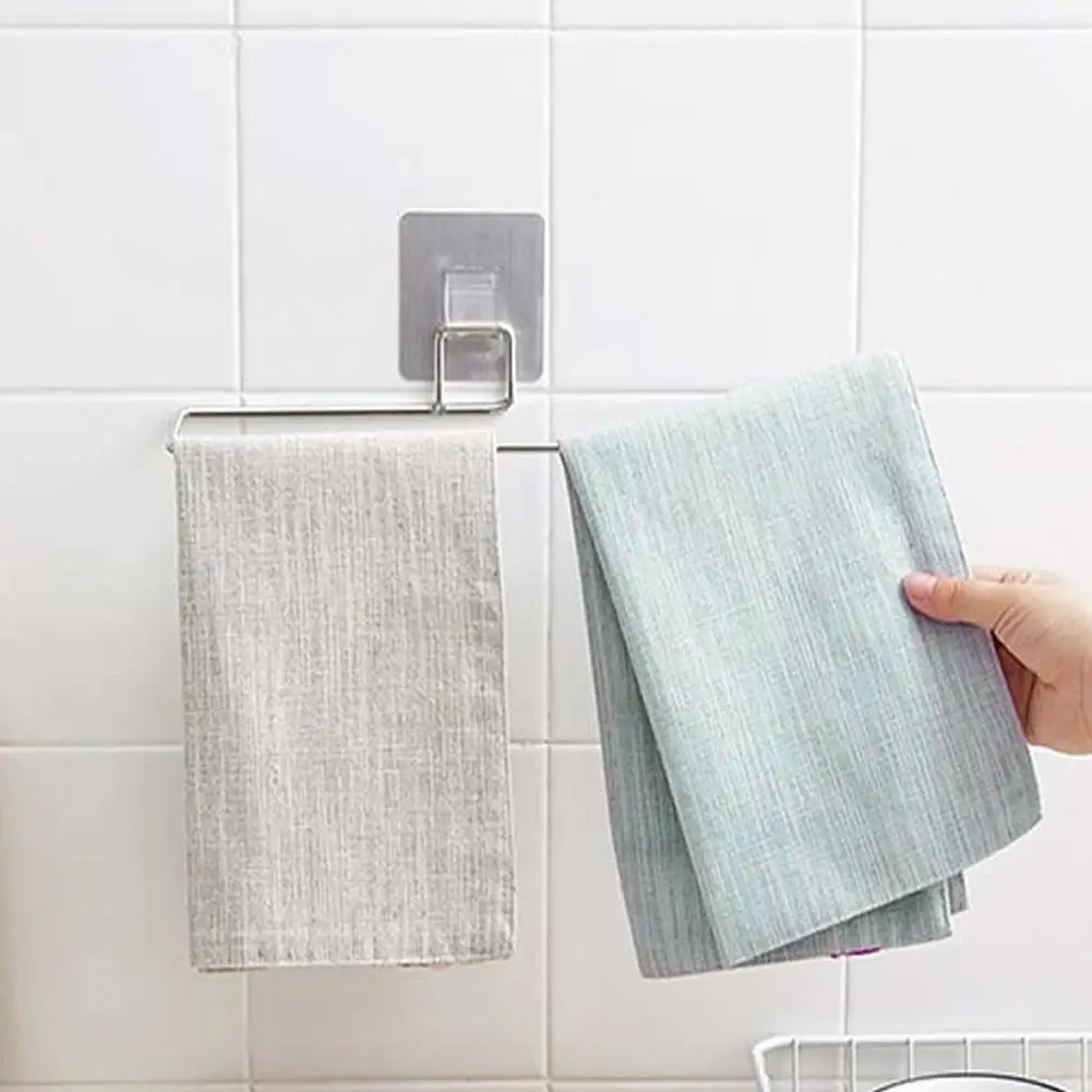 Кухонный держатель для бумаги вешалка рулон ткани вешалка для полотенец Ванная комната Туалет Раковина висячий Органайзер на дверь крюк для хранения, держатель m10