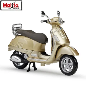 

MAISTO 1:18 VESP GTS 300 2017 Diecasts Scooter Motorcycles Simulation Alloy Model Retro Motorcycle Toy Vehicles Gifts for Kids