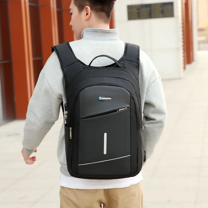 Business Backpack Men's Backpack Trend Travel Casual Female Middle School Student Schoolbag Simple Fashion Computer Bag