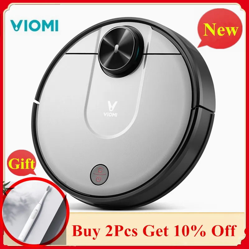 VIOMI V2 Pro odkurzacz Robot 3 tryb czyszczenia 2100Pa czujnik LDS APP wirtualna ściana samoładowanie 2 w 1 zamiatanie mopem strona główna VIOMI V2 Pro odkurzacz Robot 3 tryb czyszczenia 2100Pa czujnik LDS APP wirtualna ściana samoładowanie 2 w 1 zamiatanie mopem strona główna