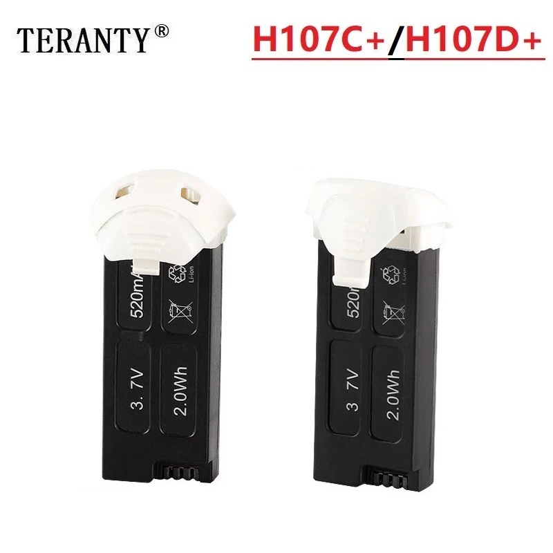 Оригинальный Сменный аккумулятор для Hubsan X4 Cam Plus H107D + H107D- H107C H107C-3 7 V 520mAh Lipo |