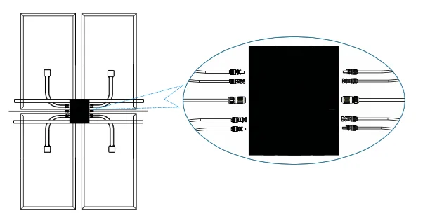 WVC1400 Wifi Солнечная Сетка на инверторный вход DC22V-50V к AC180V-280V, 50HZ60HZ водонепроницаемый солнечный инвертор с IP65