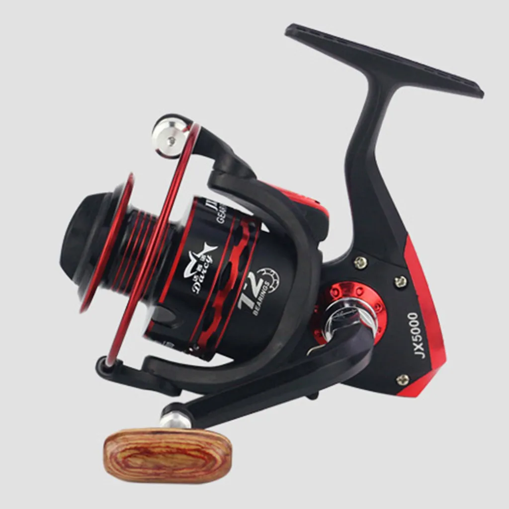 

Spinning Fishing Reels 5.5:1Gapless Fish Wheel Semi-Metal Folding rocker arm can be exchanged left and right JX1000-7000