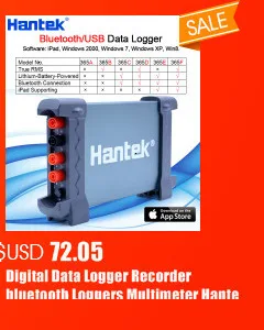 Hantek DSO3254A цифровой осциллограф USB на базе ПК Автомобильный Осциллограф портативный 250 МГц 4CH логический анализатор+ генератор сигналов