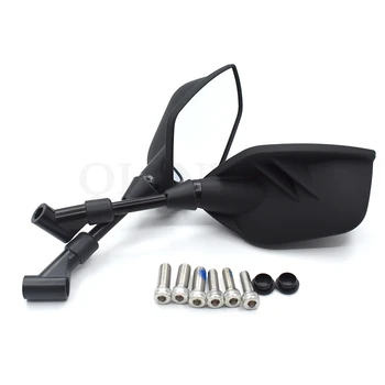 

Universal black 8mm 10mm motorcycle rearview mirror side mirror For YAMAHA YZF R1 R6 R6S YZF-R25 YZF-R3 YZF R125 YZF-R5