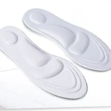 Стельки из дышащего хлопка для поддержки стопы; Массажная губка 4D для защиты от боли; женская и Мужская Спортивная обувь; ортопедические стельки для ремонта обуви