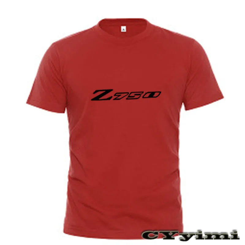 For KAWASAKI Z750 Z 750S T Shirt Men New LOGO T-shirt 100% Cotton Summer Short Sleeve Round Neck Tees Male