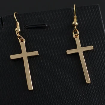 

1Pairs Cross Drop Dangle Earrings For Women Fashion Statement Earrings 2020 New Cool Eardrop Female Ear Piercing Jewelry Gift