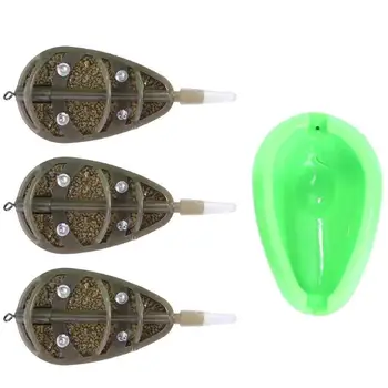 BEST DEAL ❤️ Bait Inline Method Feeder Mould Bait Thrower Carp Fishing Bait Basket Feeder Mould Set Bait Holder Outddor Fish Tackle Pesca - discount item 13% OFF Sports & Entertainment