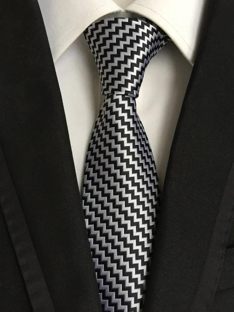 8 см Классический Полосатый клетчатый галстук высокого качества желтый зеленый синий деловой Свадебный галстук Модный повседневный жаккардовый мужской галстук - Color: A03