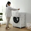 Lavadora organizador de almacenamiento polvo cubre lavadora tapa aparato Protector impermeable abrigo caso organización Accesorios ► Foto 3/6