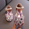 Girls Sequin Lace Bow Kids Shoes Girls Cute Pearl Princess Dance Single Casual Shoe 2022 New Children's Party Wedding Shoes D721 ► Photo 3/6