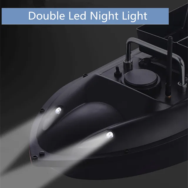 180minis life 500m Distance Double Hopper RC Fishing Bait boat With 3pcs 5200mah boat battery free car charger waterproof bag to 3