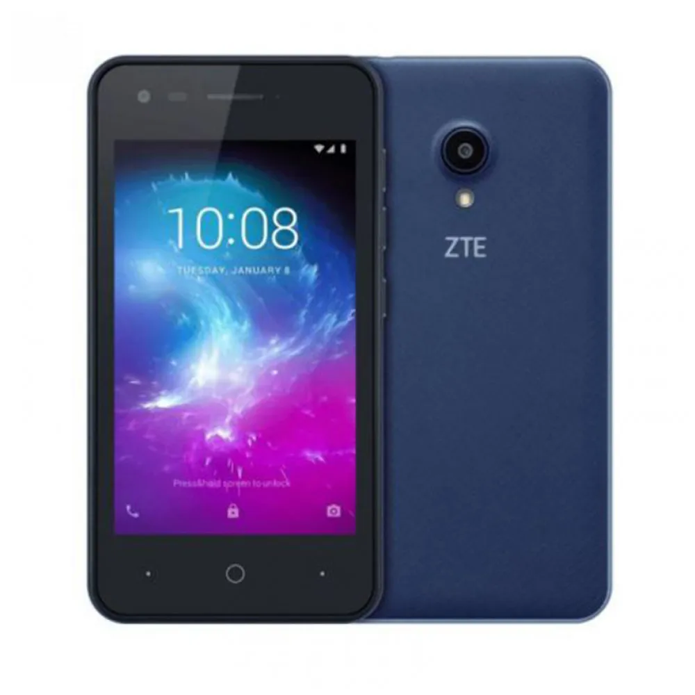 Смартфон ZTE Blade L130 Black, 4'' 800x480, Android 9 GO, 4 Core, 512MB RAM, 8GB, 5Mpix/1.3Mpix, 2 Sim, 1400mAh