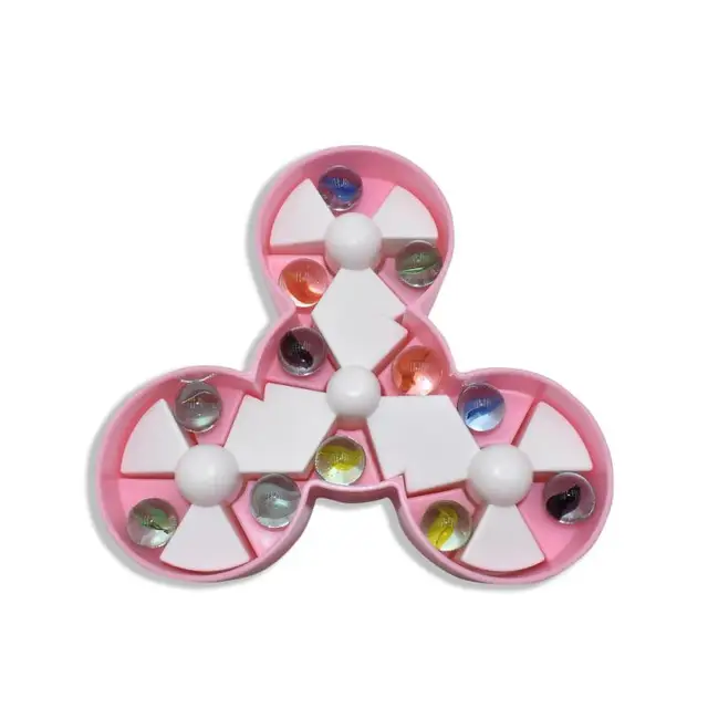 Hot Fidget Reliver Stress Toy Decompress Glass Marbles Balls Charms Clear Pinball Machine Desk Rotating Toys Adult Children Gift 1