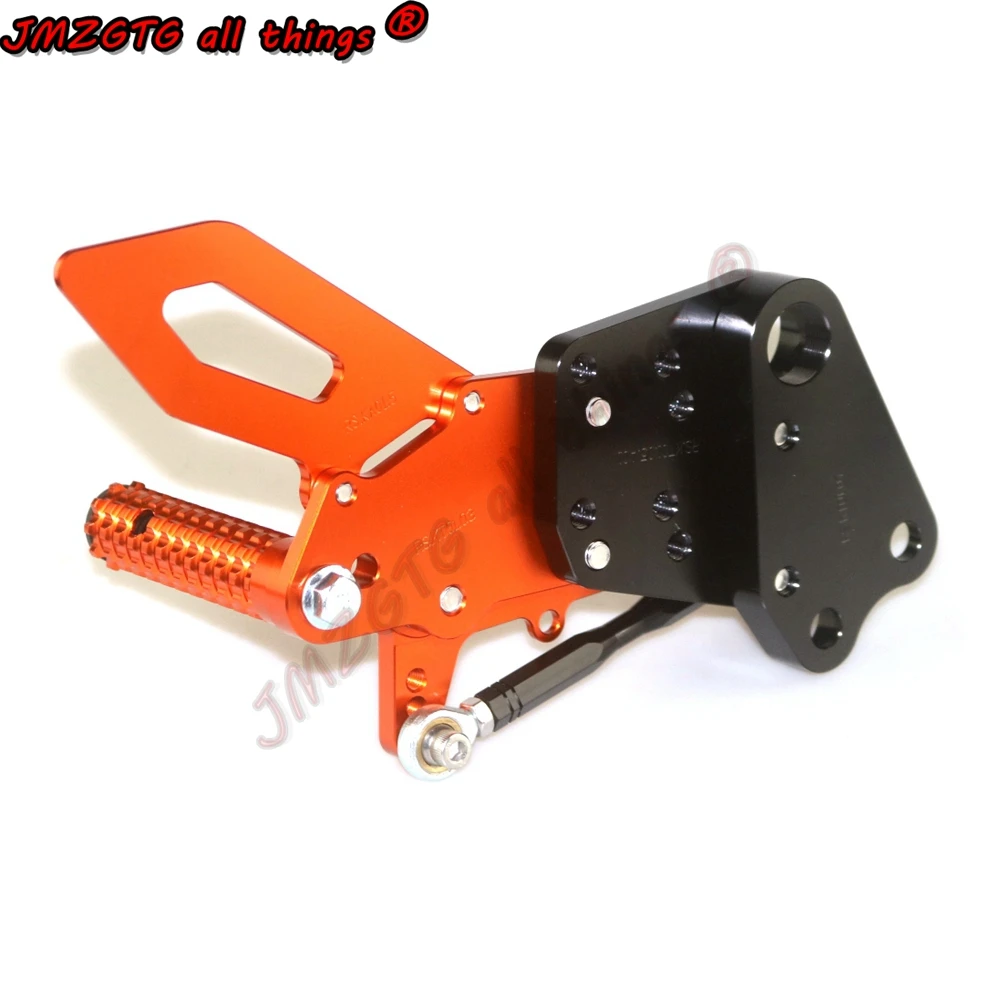 Мотоцикл CNC Регулируемая ножная Rset для KTM Duke125/200/390- гоночная Передняя педаль