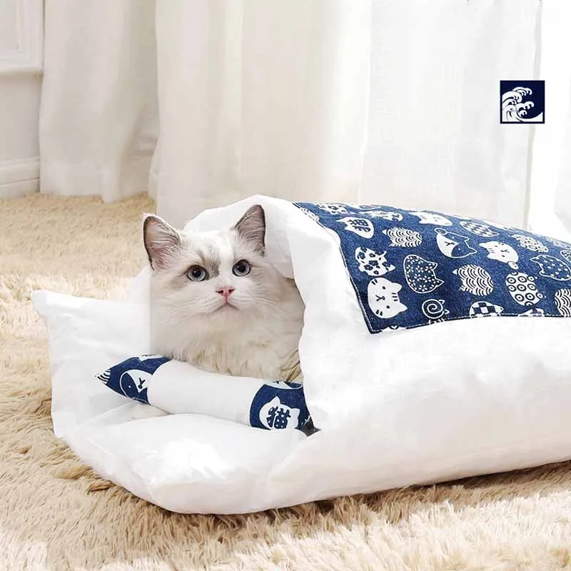 Cat Sleeping Bag Warm Nest Comfortable Cat Warm Cave House Sleeping