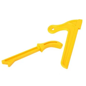 

2pcs/Set Safety Hand Protection Yellow Router Table Table Saw Blade Push Stick Safety Rip Woodworking Hand Tools