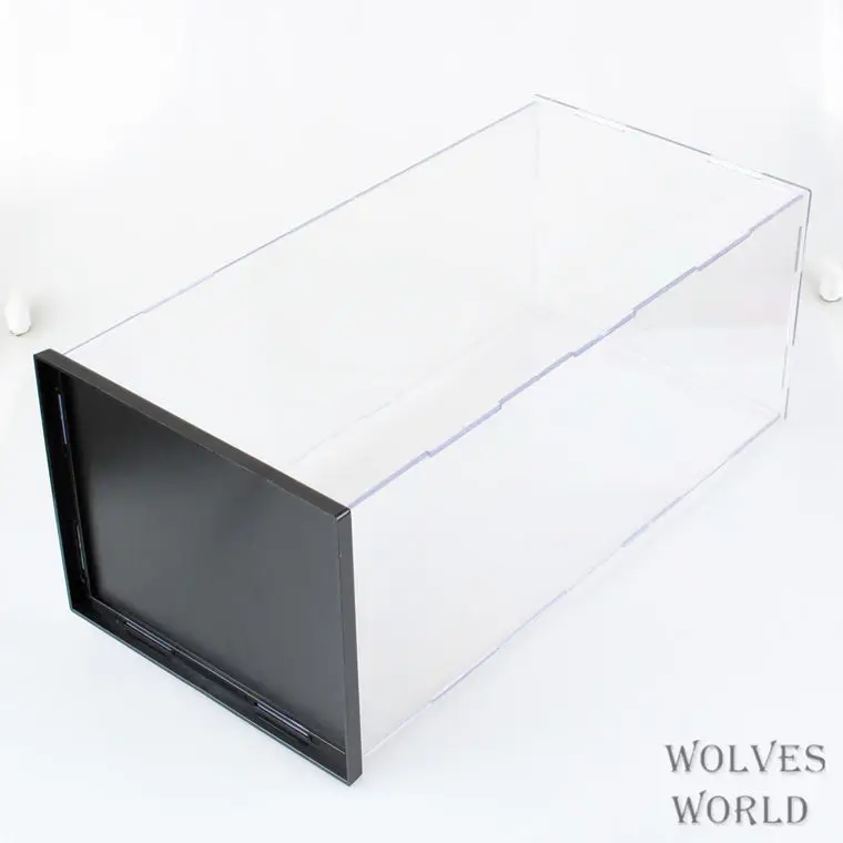 

Organic Glass Acrylic Assembled One-piece Box Non-Protruding Edge Furnishings Garage Kit Display Box 21X21X41