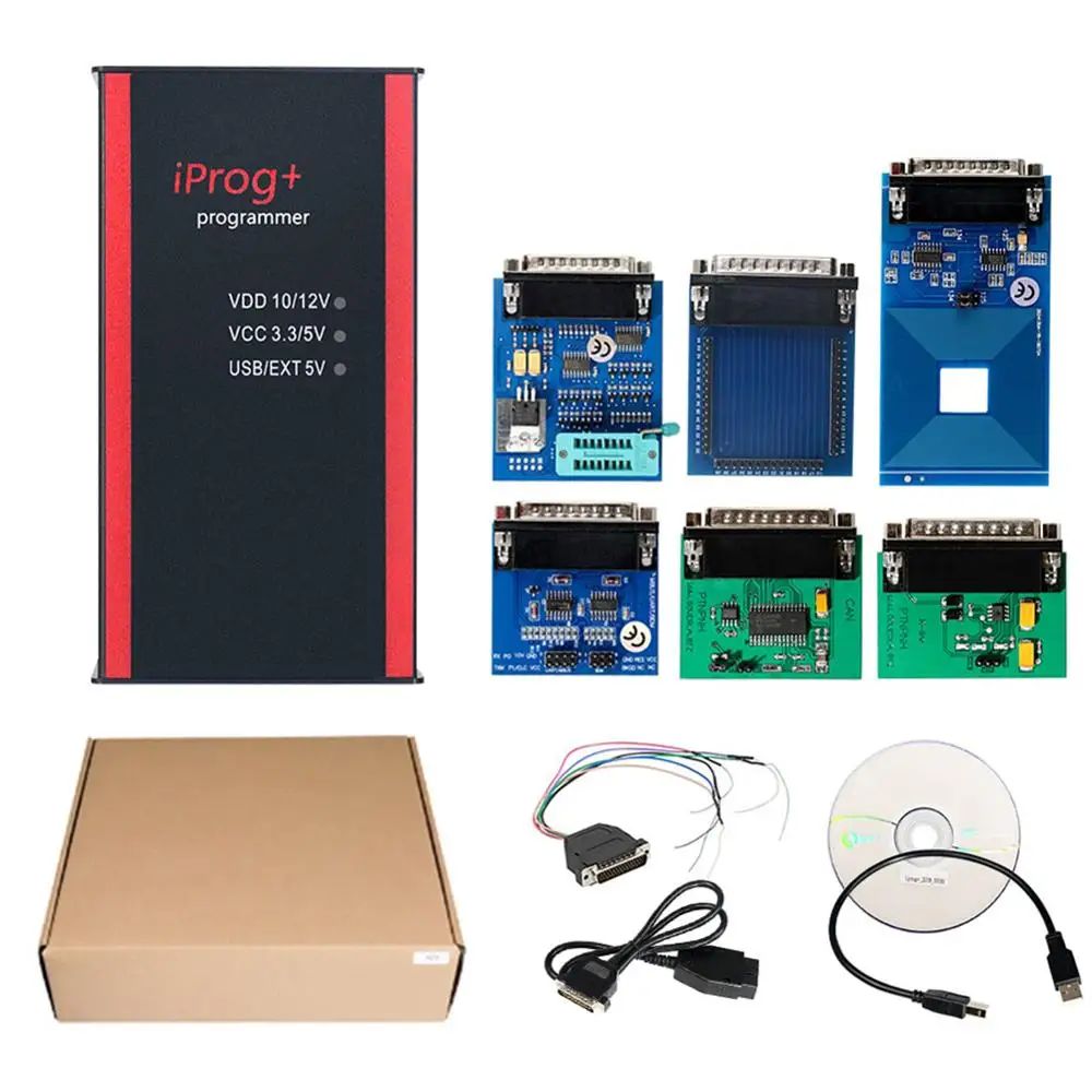 Iprog+ ключ программист поддержка IMMO+ коррекция пробега+ сброс подушки безопасности Iprog Pro до замены Carprog/Digiprog автомобиля диагностический инструмент