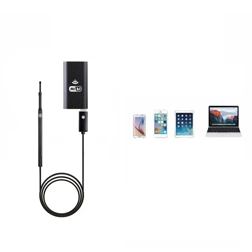 DDES04 WIFI 5 мм объектив Ухо Нос USB эндоскоп бороскоп осмотр Otoscope камера для IOS Android