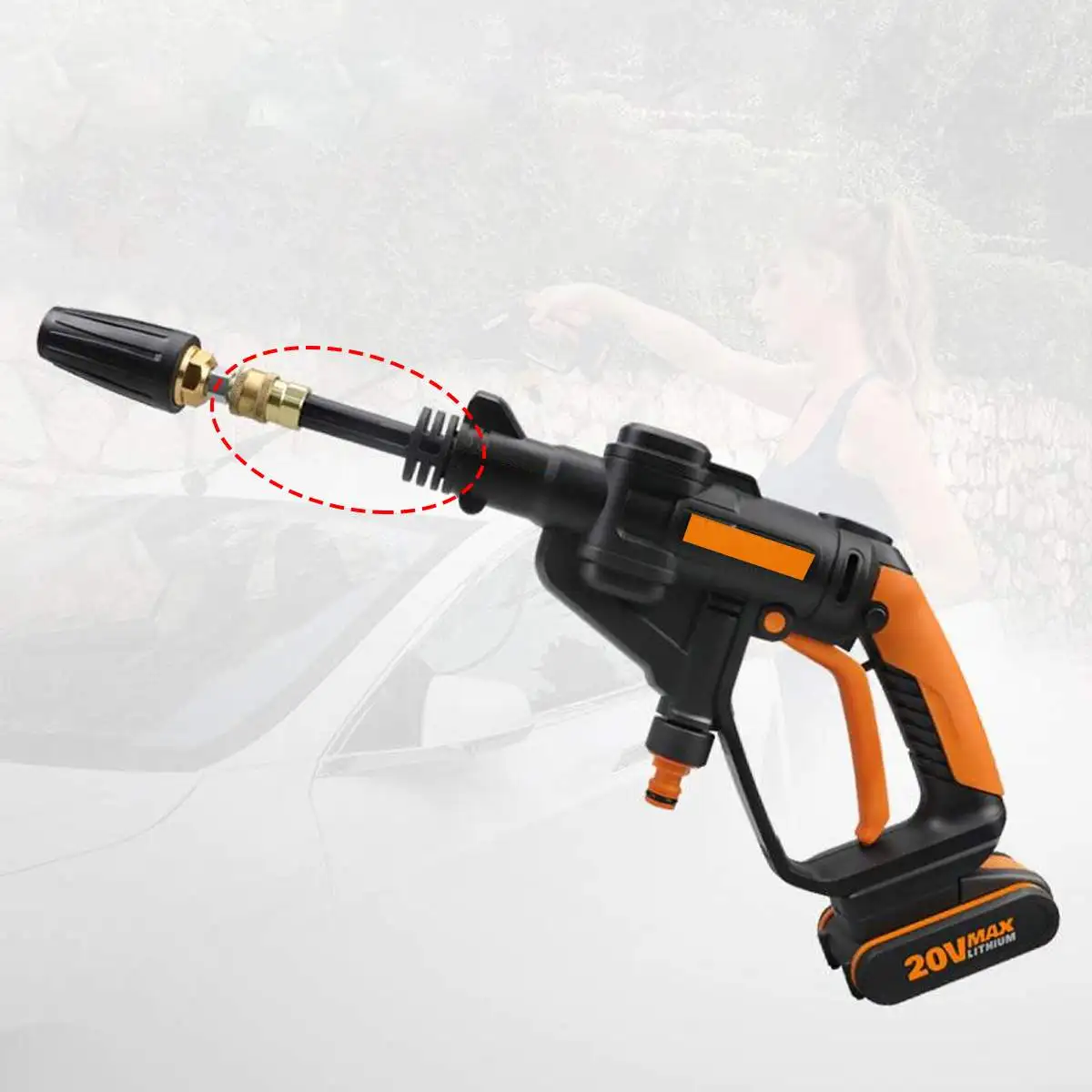 Удлинительный переходник стержня для WORX Hydroshot WG629E WG630 WG644 WU629 инструменты для очистки