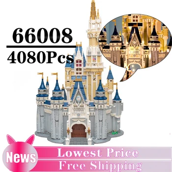

66008 4080 PCS Building Blocks Dream Fantasy Casstle Architecture Set Collection Education Mini Bricks for Children Kids Gifts