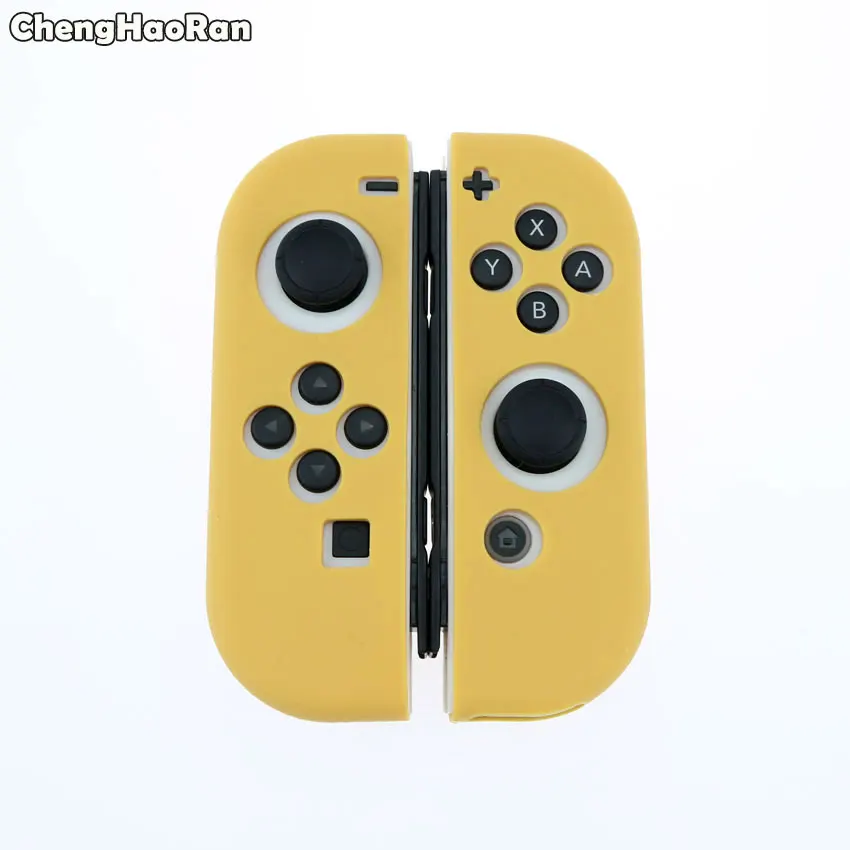 Силиконовый чехол ChengHaoRan для nintendo Switch, мягкий чехол для контроллера, защитный чехол для NS JoyCon - Цвет: No.17