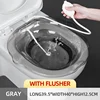 gray with flusher