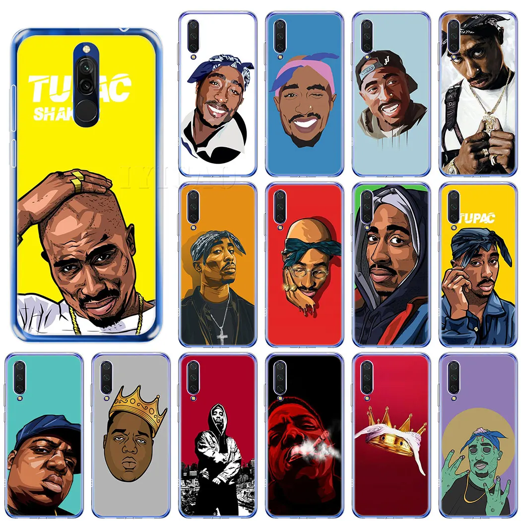 2Pac Tupac Amaru Shakur for Xiaomi Mi MAX 3 A1 5X A2 6X Mix 2S 8 Lite 5 5S 6 F1 9 SE 9T Pro CC9E | Мобильные телефоны и