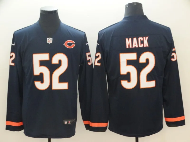 Женская футболка Chicago высокого качества bears Khalil Mack camo - Цвет: Men