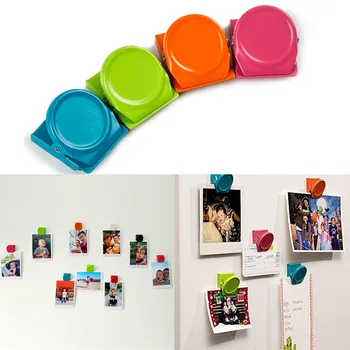 

8Pcs/Set Metal Clip Refrigerator Magnetic Clamp Colorful File Paper Folder Whiteboard Wall Photo Folder Home Office Organizer