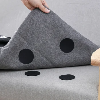 

5PCS Sheet Holder Cushion Fixator Carpet Fixation Door Mat Holder Pad Magic Multi-function Hook and Loop Non-Residue Sealing Pad