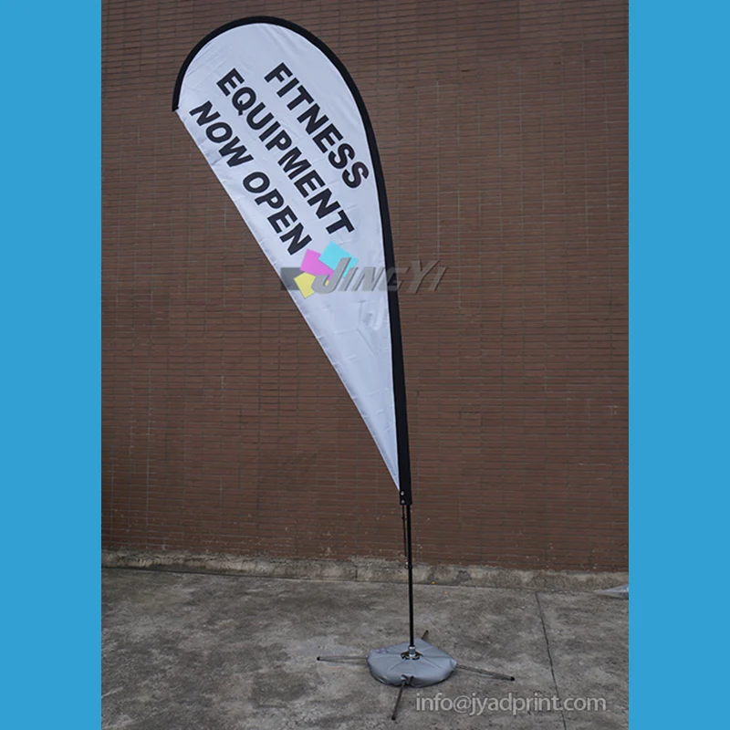 Full Color Custom Flag 18' Feet Teardrop Advertising Sign XXL Banner Full KIT 