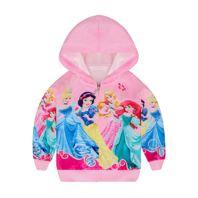 2 Colors Cartoon Snow White Girls Jackets Cute Halloween Princess Girls Coat Spring And Autumn Casual Thin Section Kids Clothes