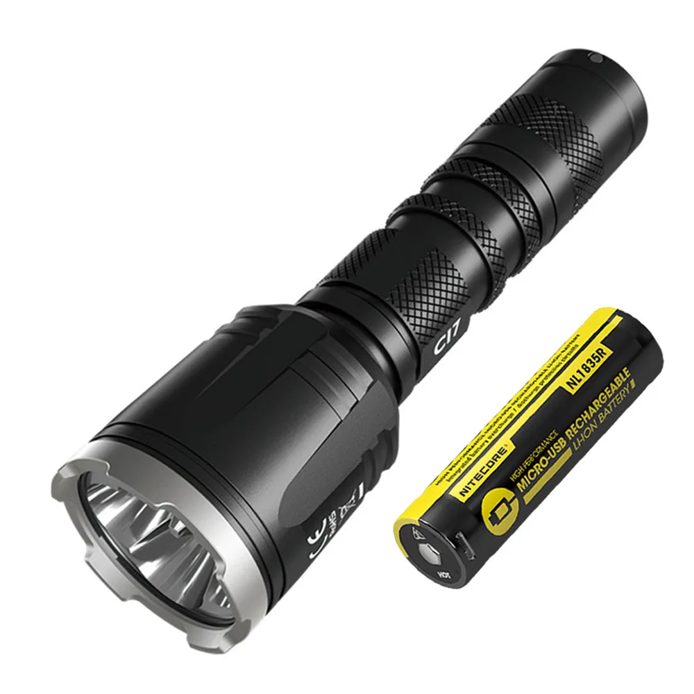 CI7 NL1835R Тактический ИК-светильник NITECORE CI7 с двойным выходом 4* XP-G3 S3 4* SST-10-IR, Макс. 2500 люмен, охотничий фонарь, уличный спортивный светильник - Испускаемый цвет: CI7 NL1835R