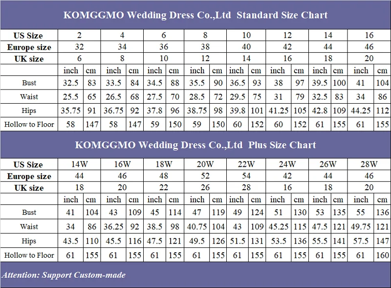 SIZECHART