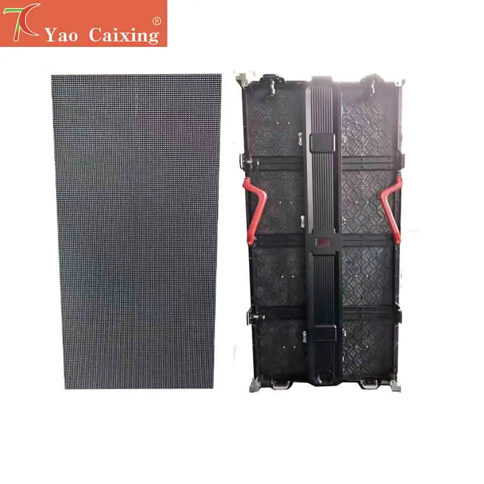 P4.81 Открытый водонепроницаемый 500*1000 мм литье под давлением алюминиевый шкаф СВЕТОДИОДНЫЙ экран