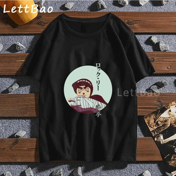 

Rock Lee Drunken Fist NARUTO Cartoon Men's T-shirt Streetwear Anime Shirt Japanese Men Clothing Cotton 100% Print Men Tshirt