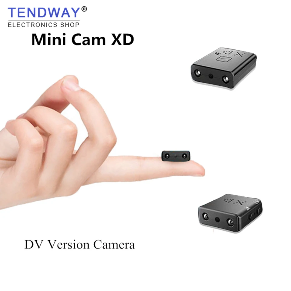 Tendway Full HD1080P IP мини камера видеокамеры CCTV инфракрасного ночного видения микро камера обнаружения движения SD карта - Цвет: 1080P