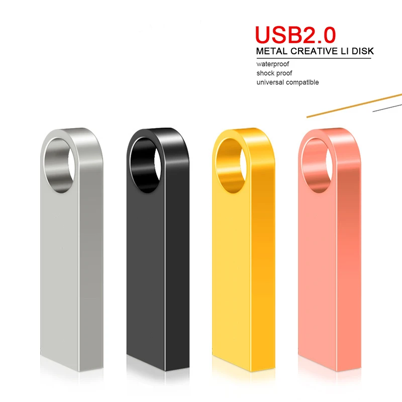 Usb флеш накопитель 4 ГБ 8 16 32 64 металлический usb карта памяти 128 ГБ|USB