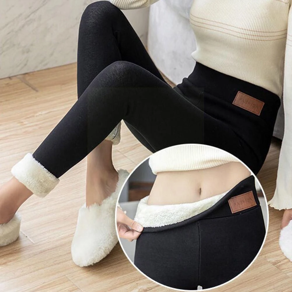 Womens Warm Fleece Leggings