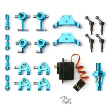 

Metal Upgraded Parts Steering Cup Swing Arm Shock Absorber Plate Set for Wltoys P929 P939 K969 K979 K989 K999 1/28 RC Car