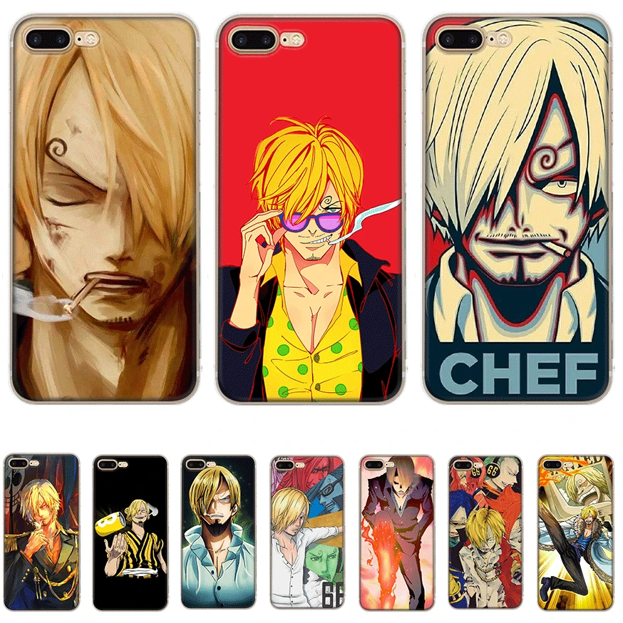 

Mobile Phone Case For iPhone Apple XR X XS Max 6 6s 7 8 P Lus 5 5S SE Shell One Piece Vinsmoke Sanji High Protection Fashion