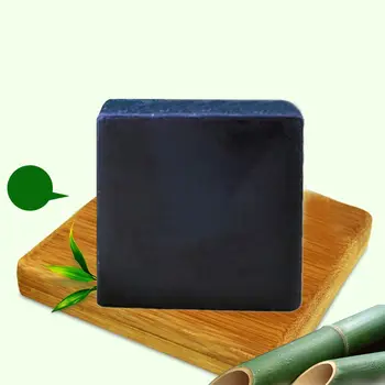 

100g Bamboo Charcoal Handmade Soap Oil-Control Anti-Mites Anti-Acne Soap Go Blackhead Skin Care Elegant Temperament Charming
