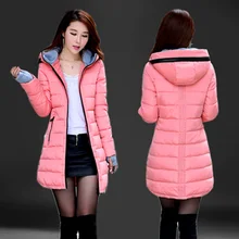 FAKUNTN Autumn Winter Cheap wholesale waterproof fashion casual women overcoat warm jacket thick long Lady Coats female warm