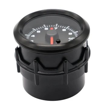 

2 inch 12V 7 Color Tacho Tachometer Indicator Gauge Meter (Black Dial Face, Chrome Bezel)