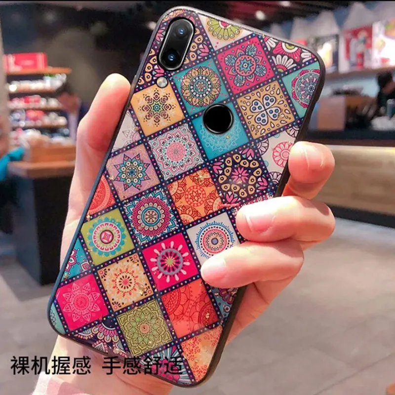 Bling Plaid Pattern phone Cases For Huawei P30 P20 P10 Mate 10 20 Pro Lite Nova 2lite 3 3i 4 5 5i Honor 7A 7X 8X 9 10Lite 20Pro - Цвет: 1