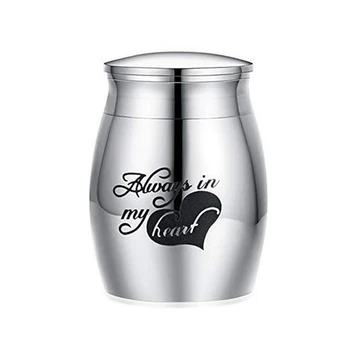 

Casket Dog Mouse No Deformation Funeral Stainless Steel Container For Pets Cremation Urn Human Ashes Mini Small Birds Memorials