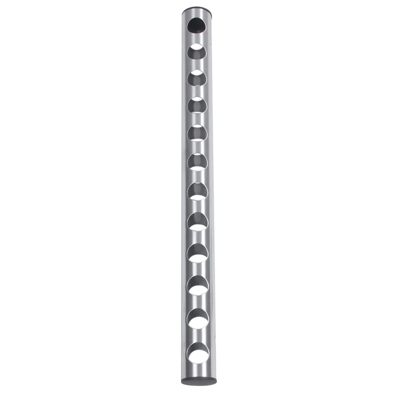 

ELEG-Stainless Steel Wine Rack Bar Wall Mounted Kitchen Holder 12 Bottles
